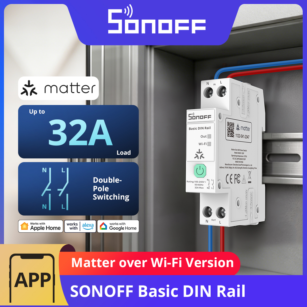 Sonoff Basic - SONOFF BASIC-1GSP Базовый одноканальный выключатель на