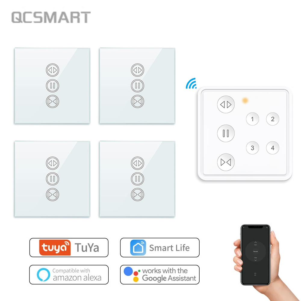 Tuya 4 Channel - Tuya Smart Life RF WI-FI шторы
