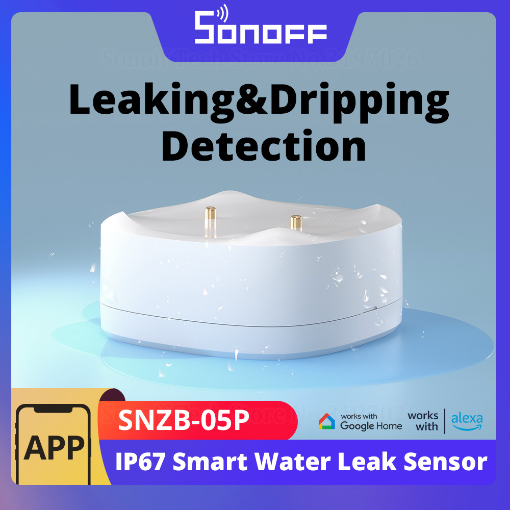 Sonoff Basic - SONOFF SNZB-05P Zigbee Умный датчик утечки