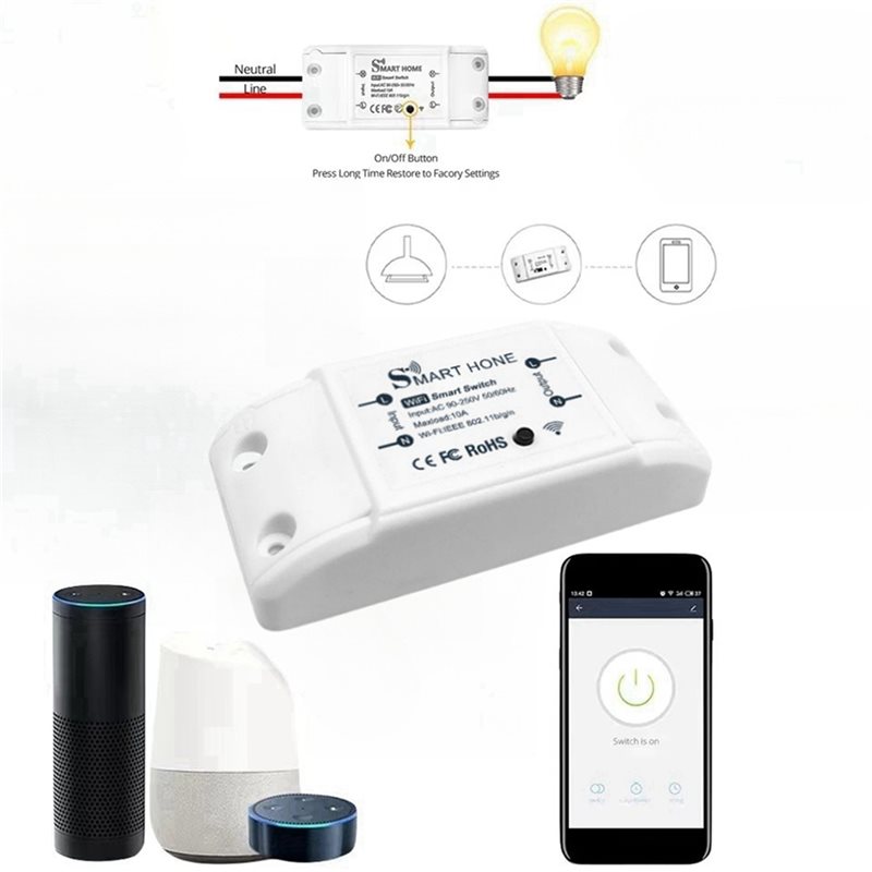 Smart Relay Tuya - Умный выключатель AB33-4X Tuya Smart Home,