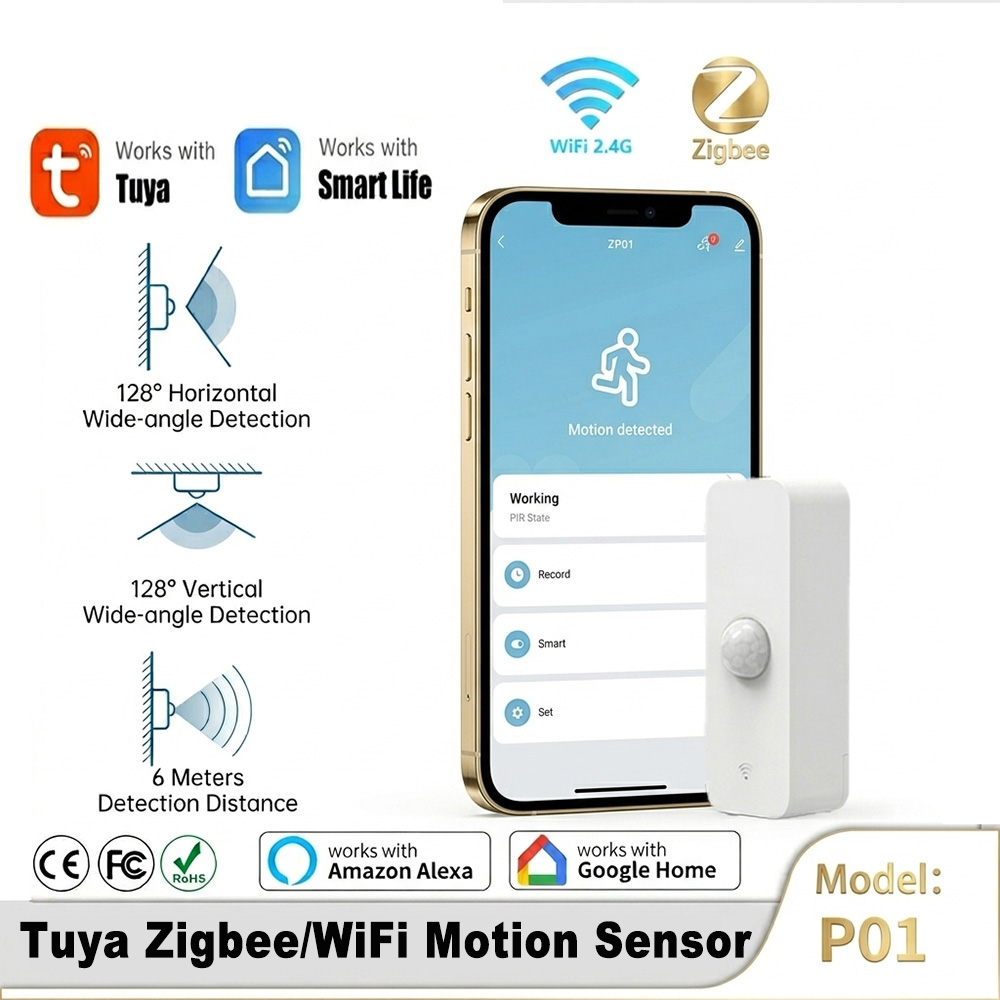 Home Assistant Tuya - Умный датчик движения PIR с Wi-Fi