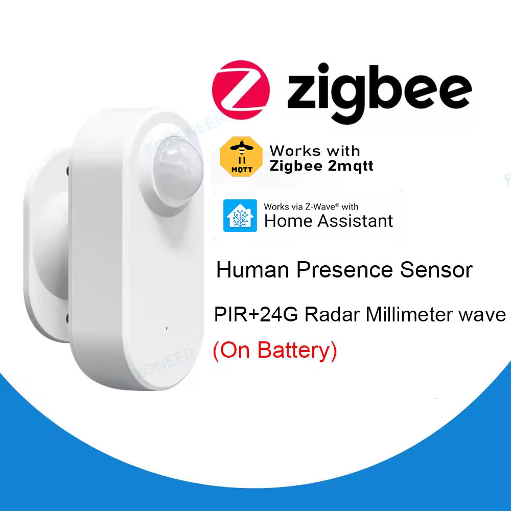 Tasmota - Умный детектор присутствия человека Zigbee, обнаружение