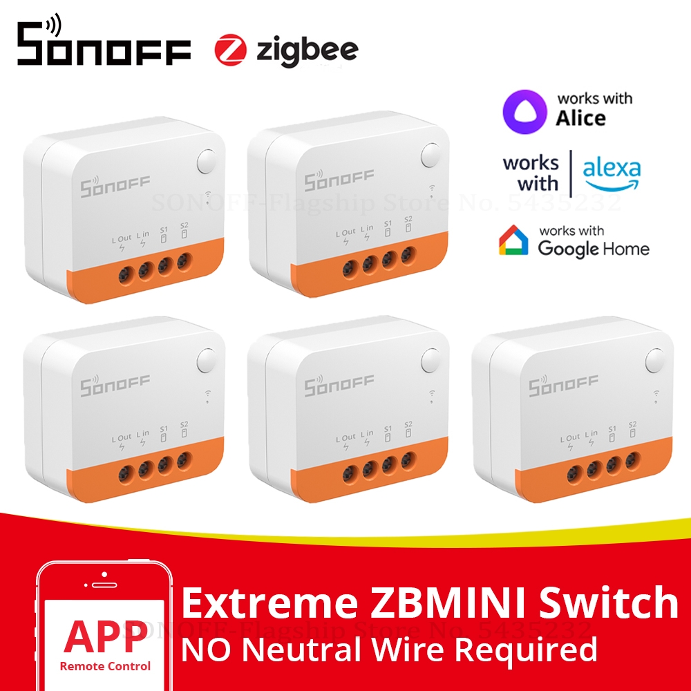 Sonoff Mini R4 - 1/3/5 шт., умный переключатель для автоматизации