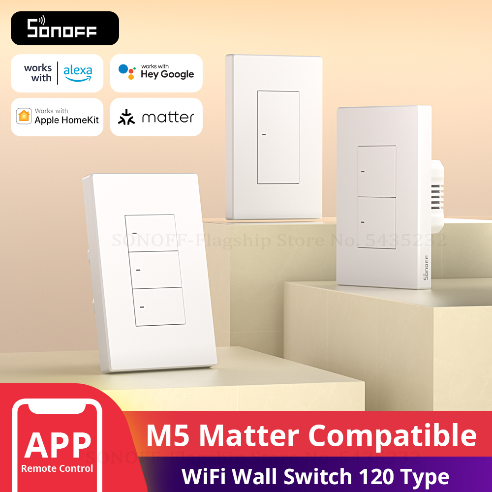 Sonoff Basic - Умный настенный выключатель SONOFF M5, с