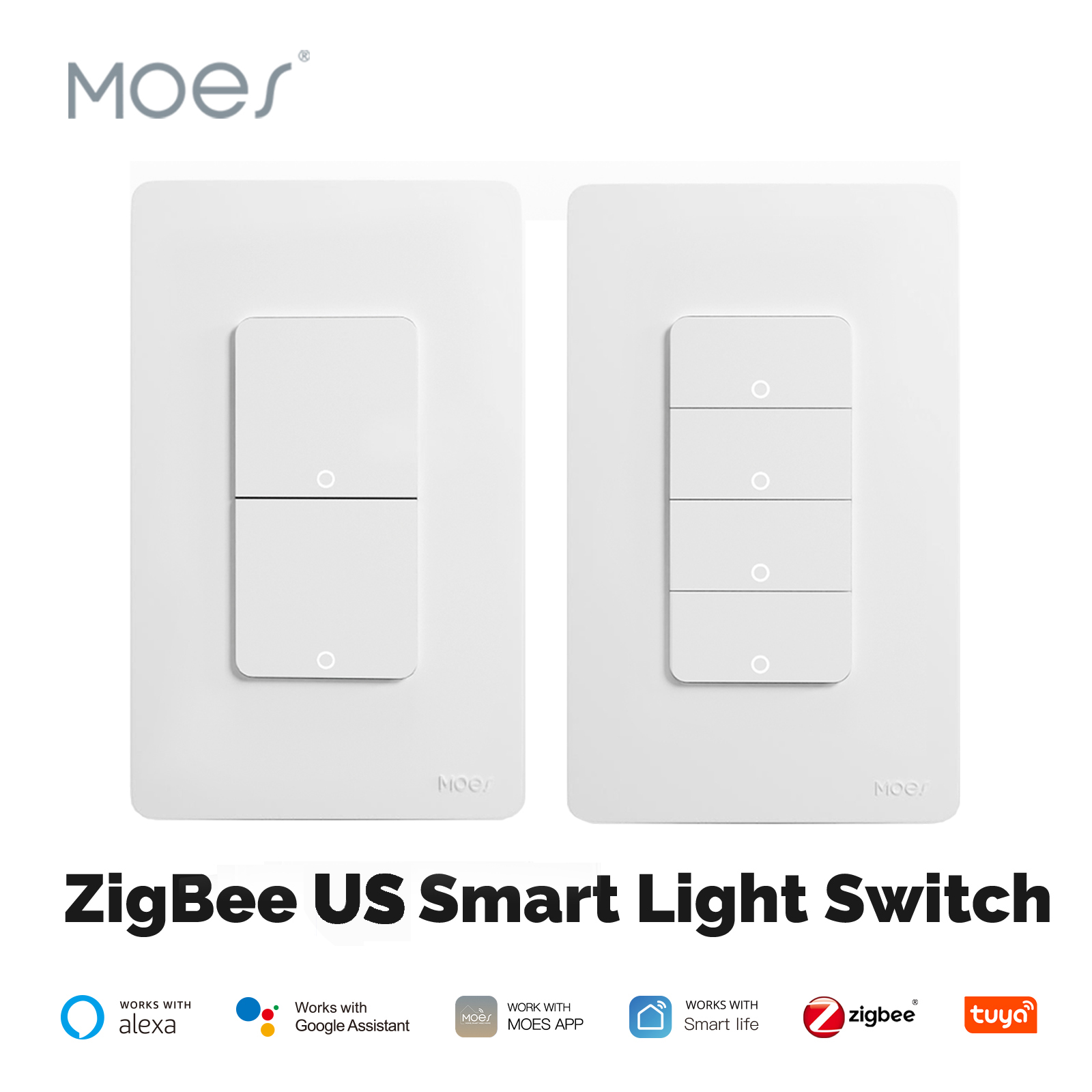 Sonoff Basic - MOES Tuya ZigBee Умный выключатель света