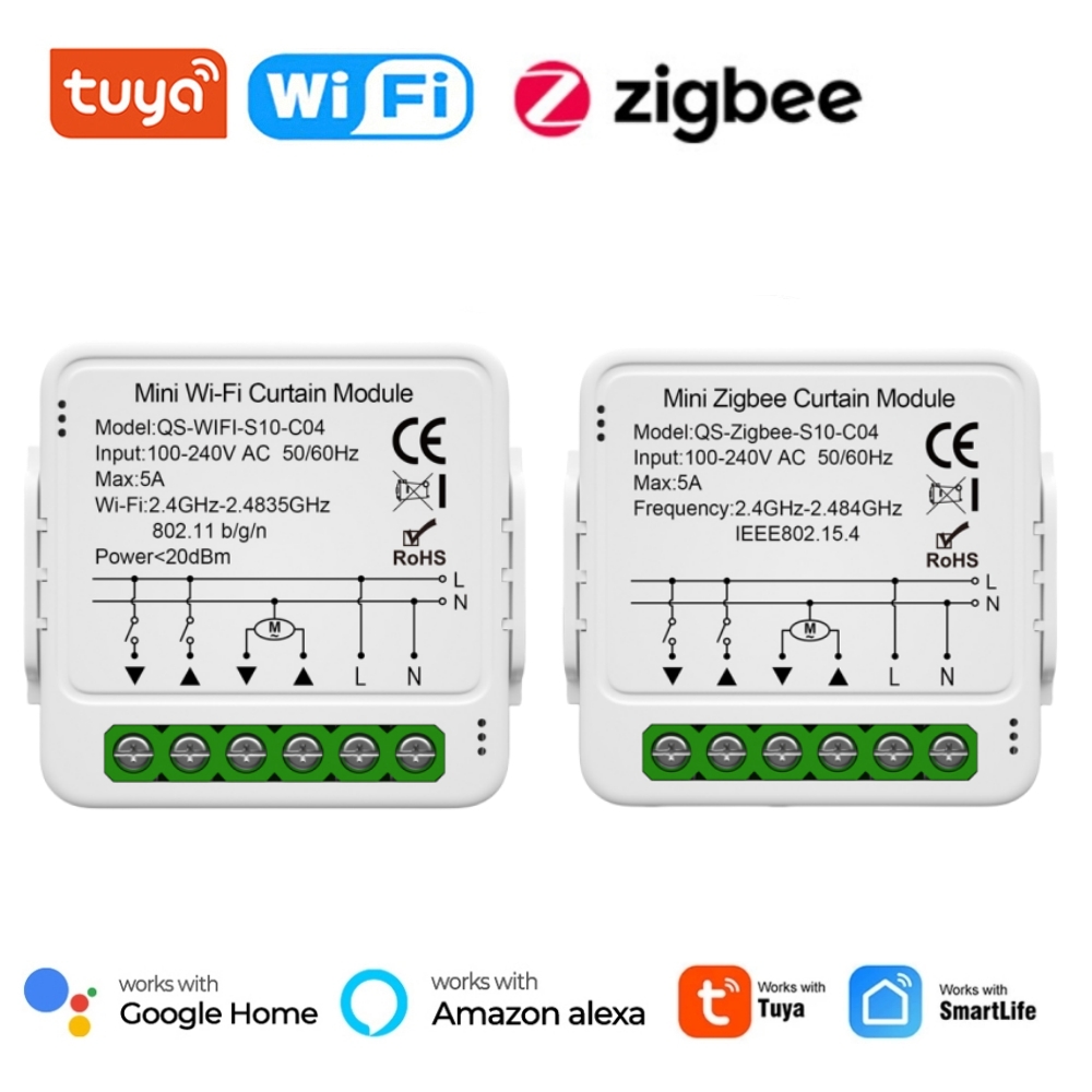 Tuya 4 Channel - Модуль умного переключателя штор Tuya WiFi