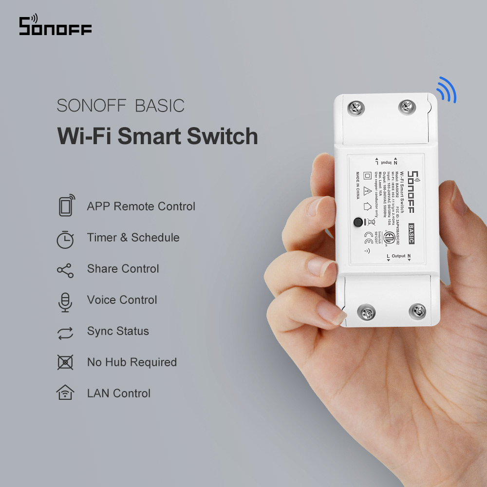 Itead SONOFF Basic R2 Мини DIY – обзор и цена Sonoff Basic