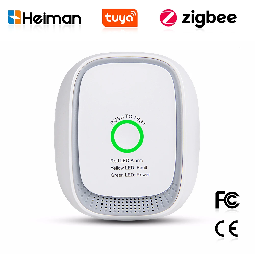 Датчик утечки горючего газа HE – обзор и цена Tuya Smart