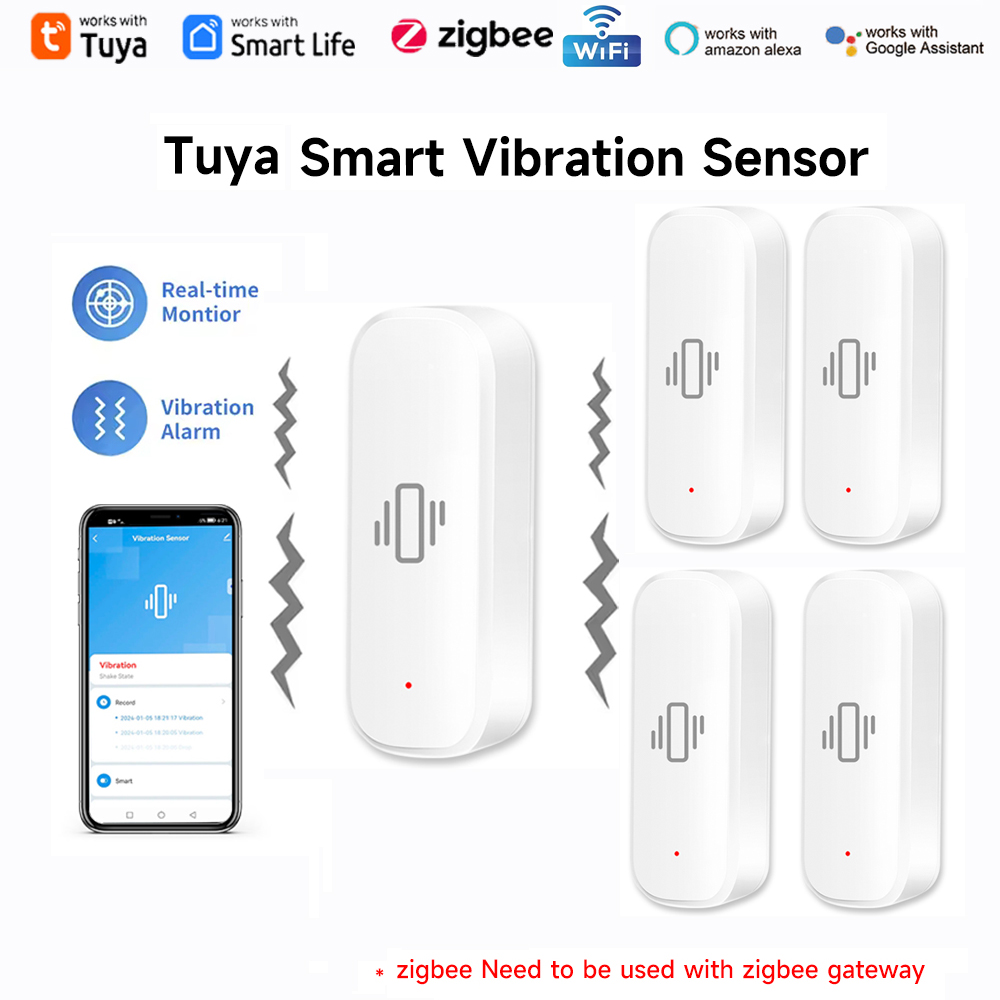 Умный датчик вибрации Tuya WiF – обзор и цена Home Assistant Tuya