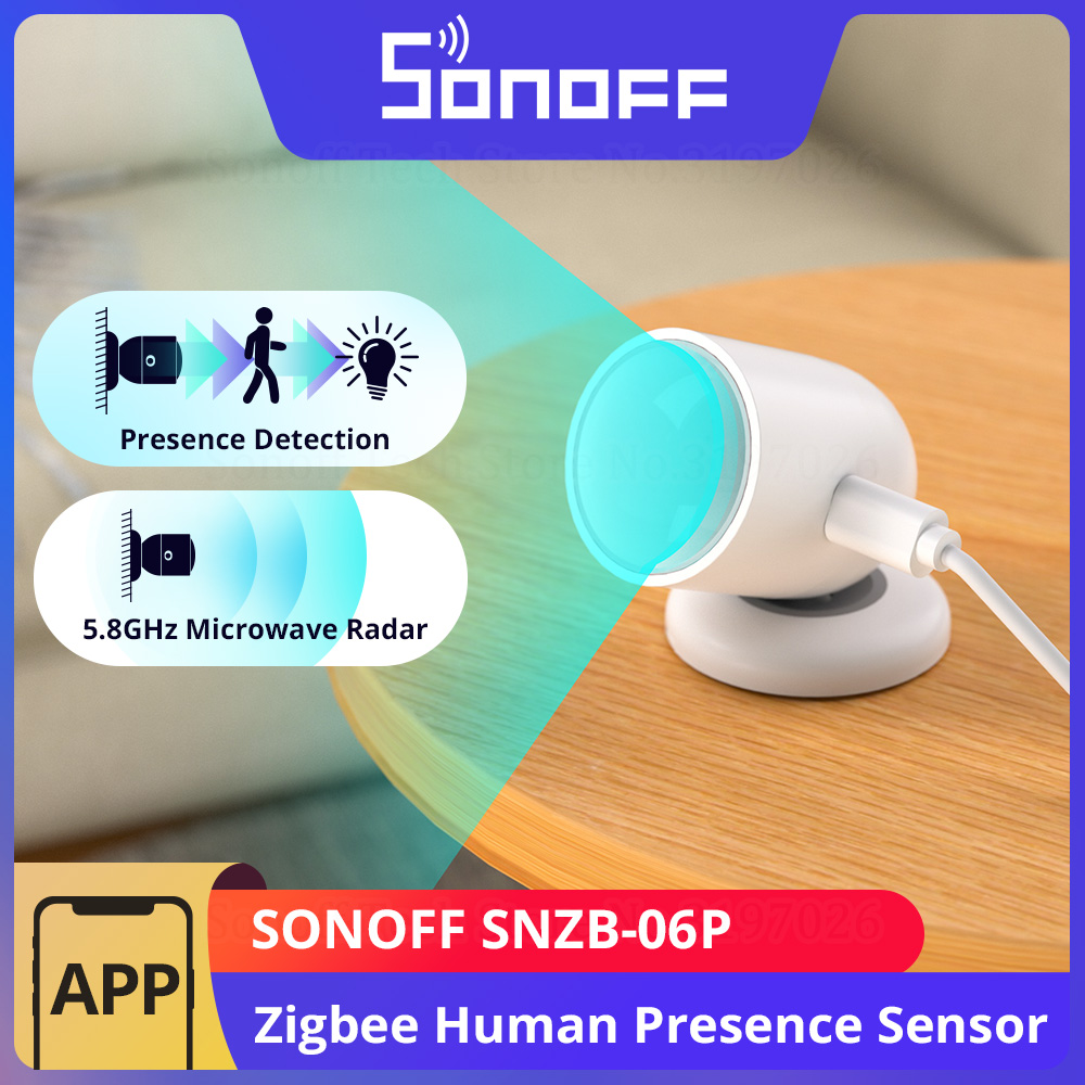 SONOFF SNZB-06P Zigbee Датчик  – обзор и цена Sonoff Basic