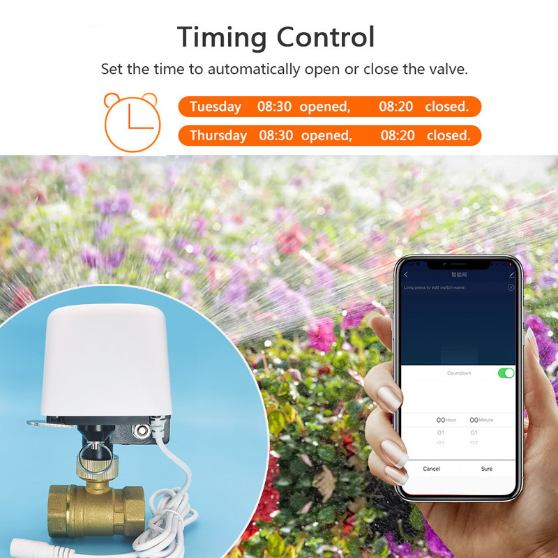 Умный Wi-Fi клапан для воды Tu – обзор и цена Home Assistant Tuya
