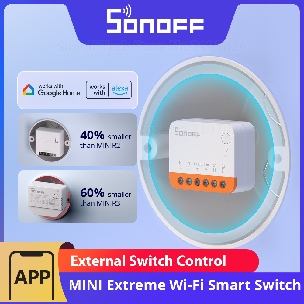 SONOFF MINIR4 Extreme Wi-Fi Sm – обзор и цена Sonoff Basic
