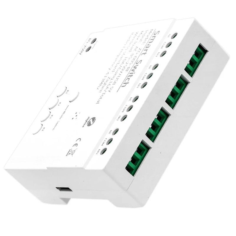 [NEWA08R] 4-канальный модуль у – обзор и цена Smart Relay Tuya