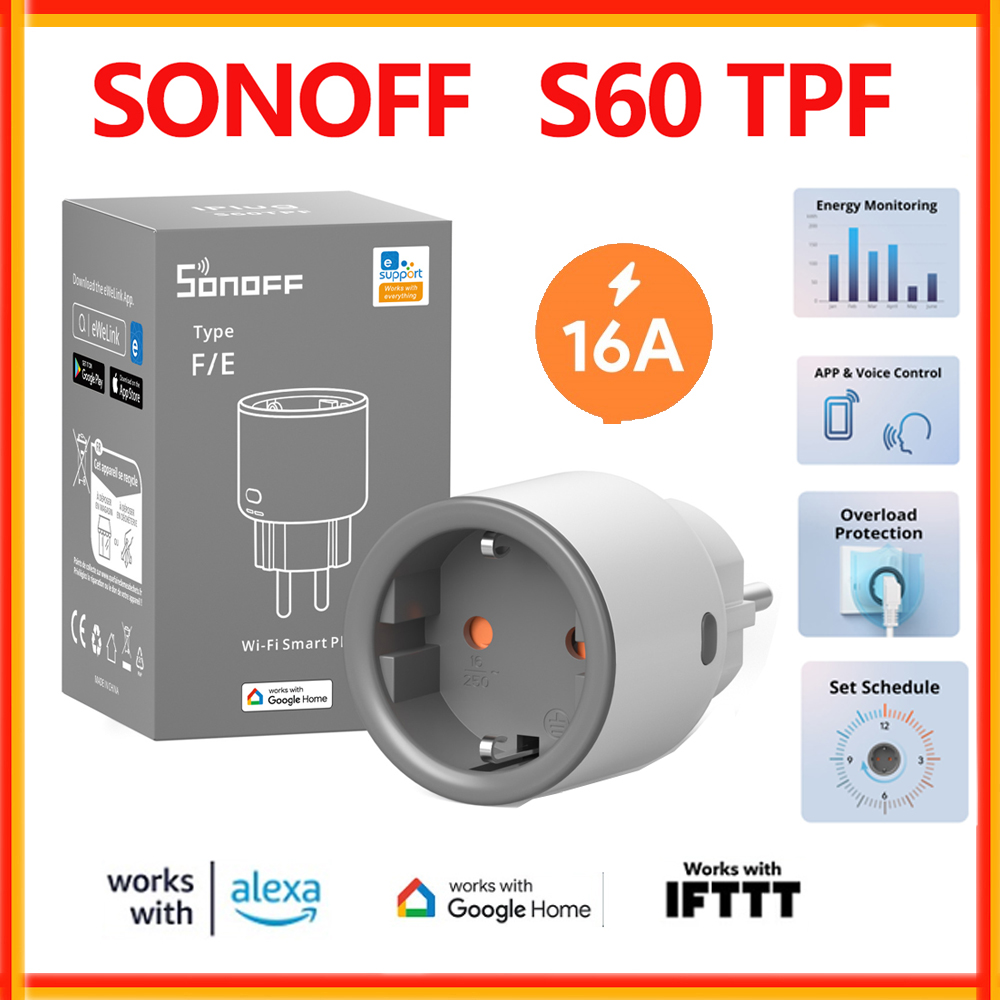 SONOFF S60 TPF EU Wi-Fi Smart  – обзор и цена Sonoff Basic