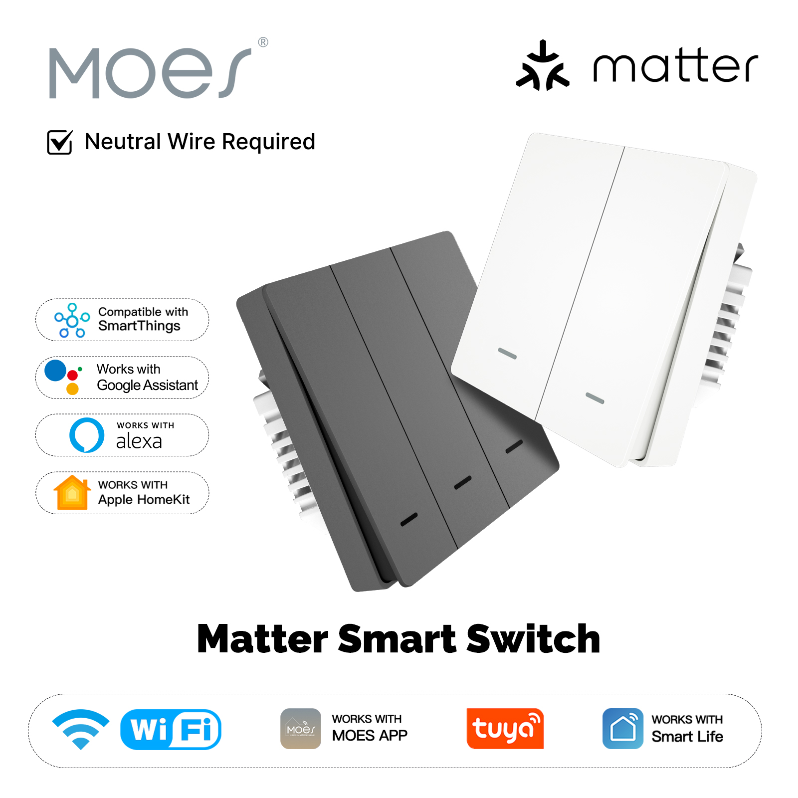 MOES Matter Tuya Wi-Fi умный к – обзор и цена Smart Relay Tuya